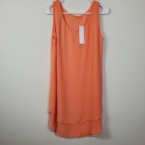 Soft Surroundings Summer Fling Tunic Blouse Canyon Sunset Layered Tunic Coastal